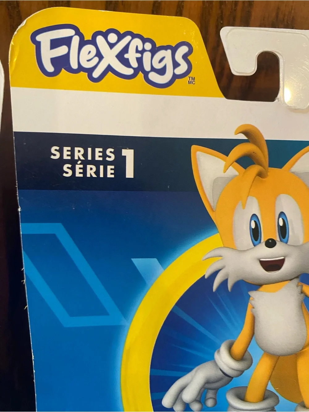 Sonic FlexiFigs Series 1 Tails Figure – Blue & Yellow Packaging
